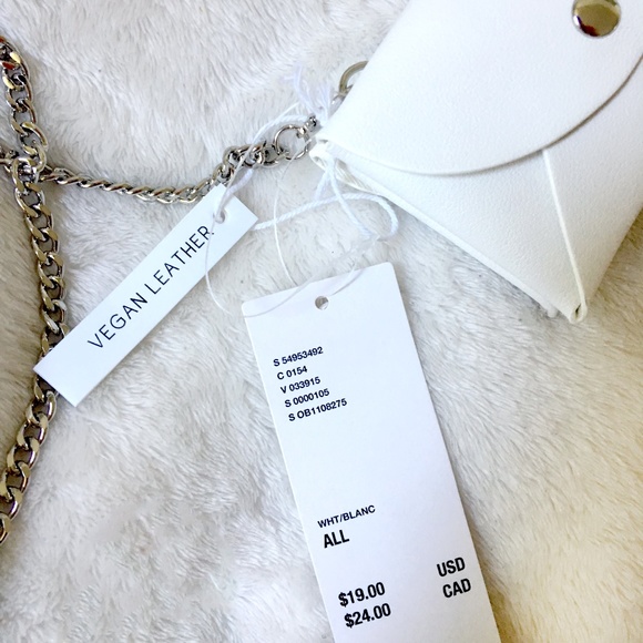 💗HP💗 NEW White Mini Envelope Crossbody Bag UO - Picture 8 of 9